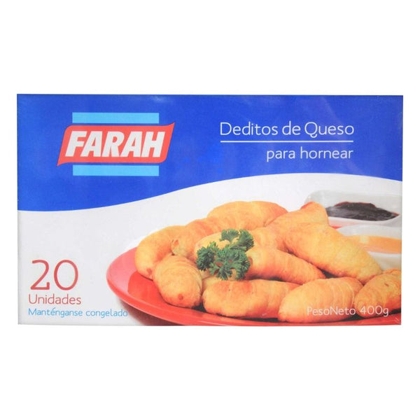 deditos de queso farah 20u 400g hornear