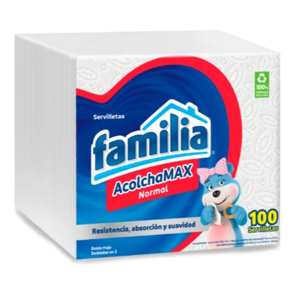 SERVILLETA FAMILIA 100U ACOLCHAMAX
