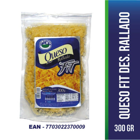queso zarzal 300g deslact fit rallado
