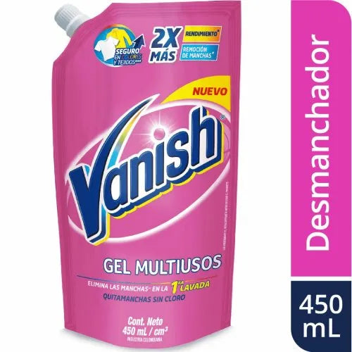 LIMPIADOR VANISH 450ML COLOR DOY PACK