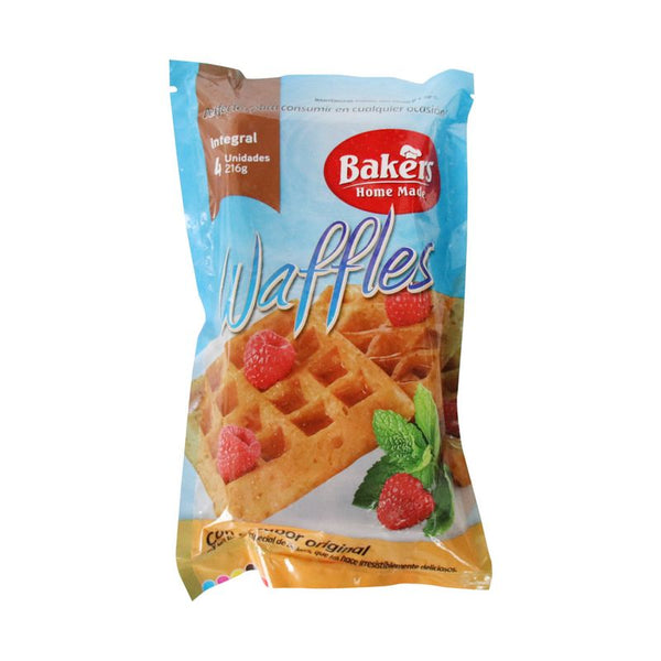 waffles integrales bakers 4u 216g