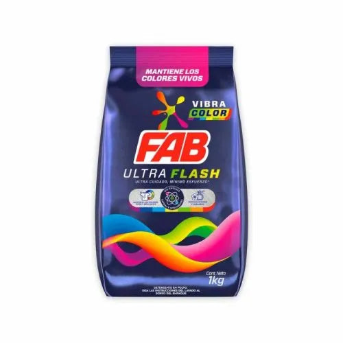 DETERG POLVO FAB 1000G ULTRA COLOR
