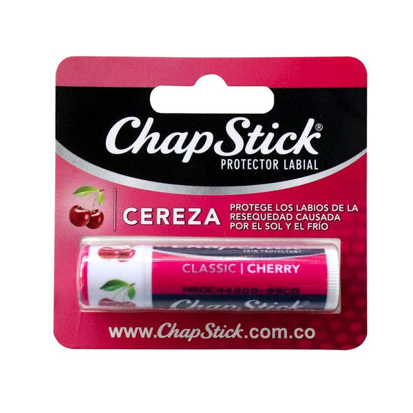 protec labial chap stick 4g cereza ro