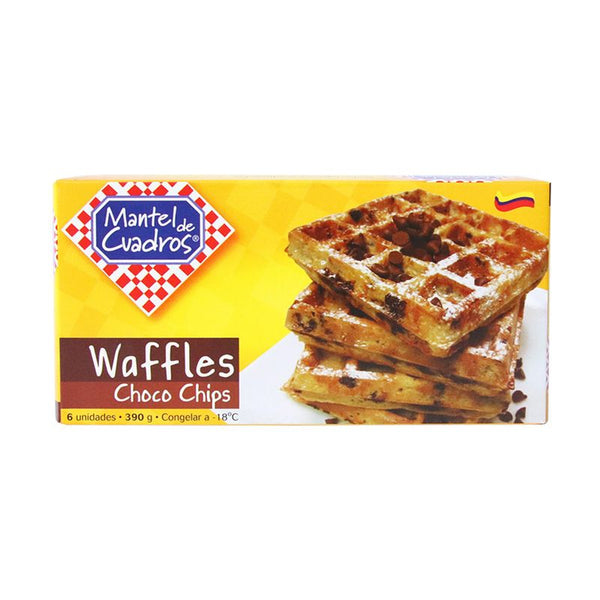 waffles mantel/cuadros 6u 390g choco/chi