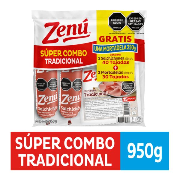 COMBO ZENU 2 SCHON 225G + 2 MORTADE 250G