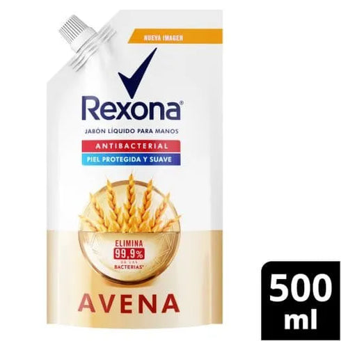 JABON LIQ REXONA 500ML ANTIB AVENA