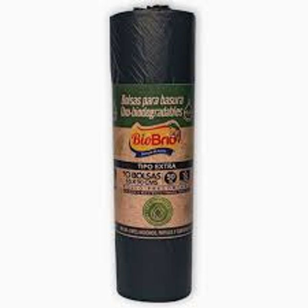 bolsa basura brio 10u extra negra
