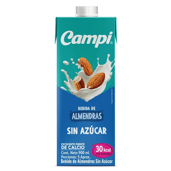 BEBIDA ALMENDRAS CAMPI 900ML S/AZUCAR