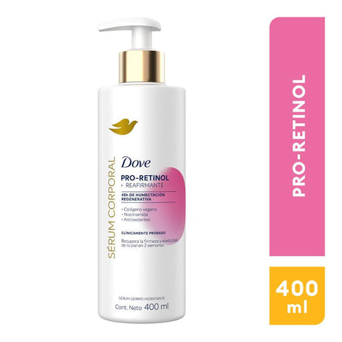 serum corporal dove 400ml pro retinol