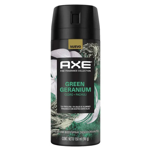 DESOD AXE 96G AEROSOL GREEN GERANI