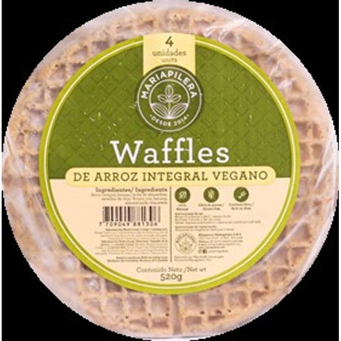 waffle mariapilera 5u arroz integral veg