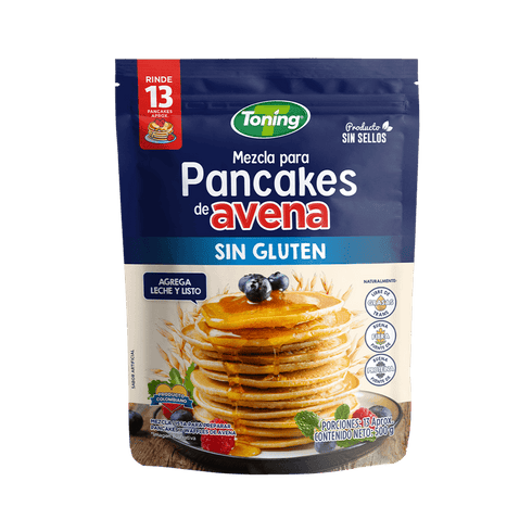 mezcla pancake avena toning 500g s/glute