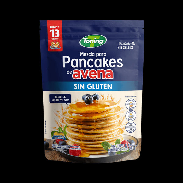 mezcla pancake avena toning 500g s/glute