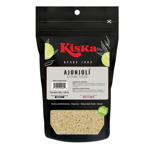 ajonjoli kiska 30g blanco