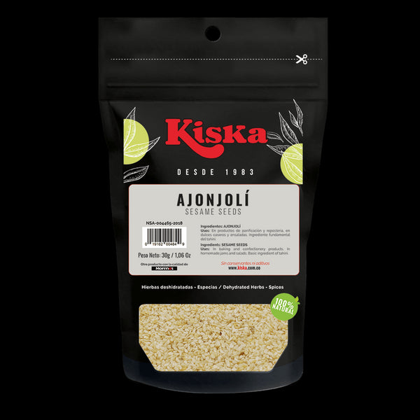 ajonjoli kiska 30g blanco