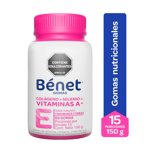 goma benet 150g colageno biotina vita e