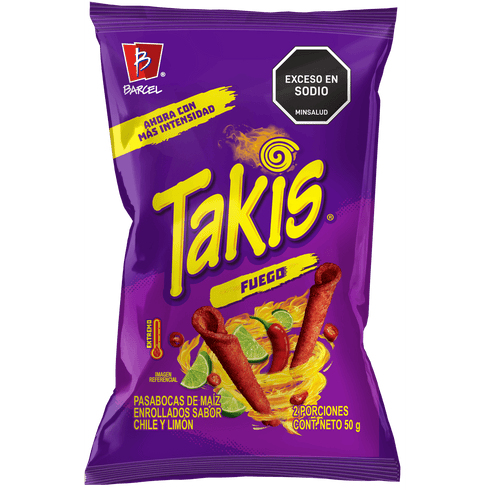 TAKIS FLOW BAR 50G FUEGO