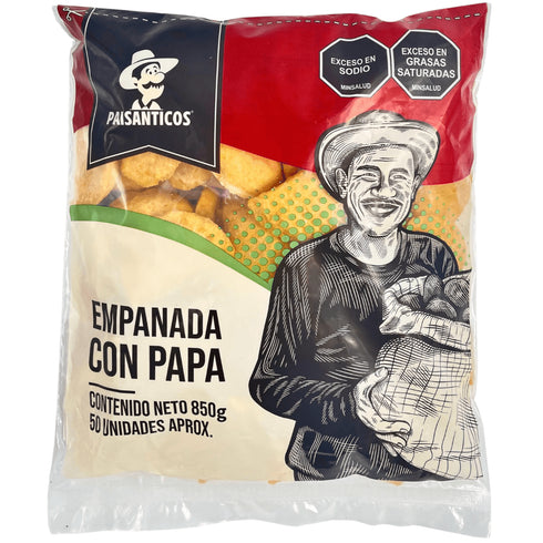 EMPANADA PAISANTICOS 50U COCTE PAPA