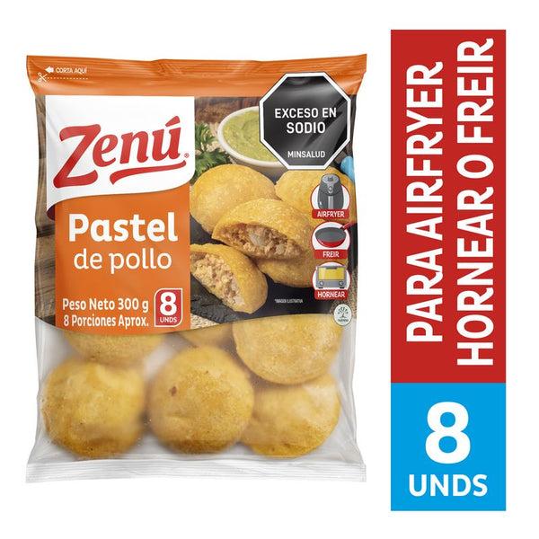 pasteles de pollo zenu 300g