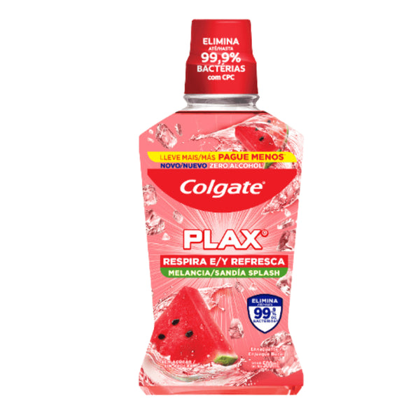 ENJUA COLGATE 500ML PLAX SANDIA