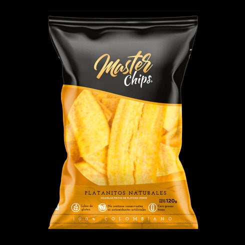 platano master chips 120g naturales