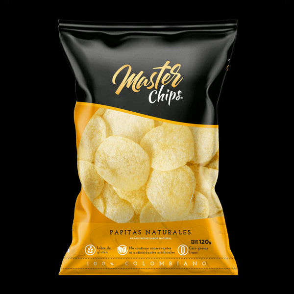 papa master chips 120g naturales