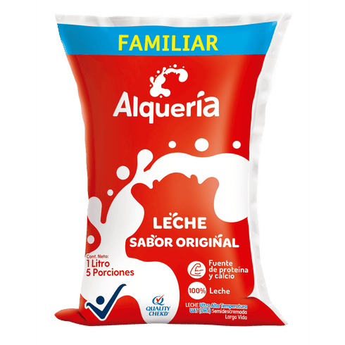 LECHE ALQUERIA 1000ML ORIGINAL BOLSA