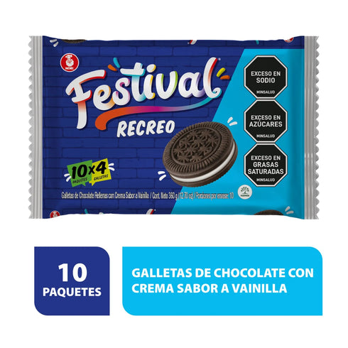 GALLETA FESTIVAL 10U 360G RECREO