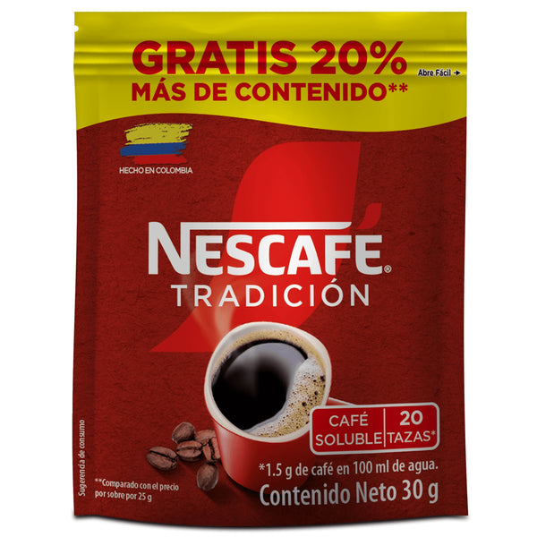 CAFE NESCAFE 30G TRADICION DP