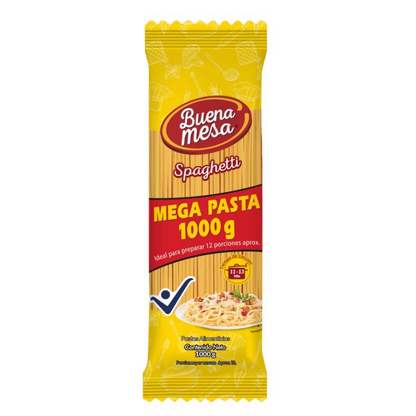 PASTAS BUENA MESA 1000G SPAGUETTI