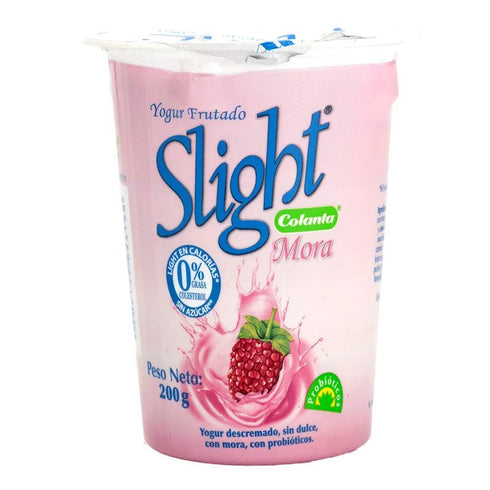 YOGURT COLANTA 200ML SLIGHT VASO MORA