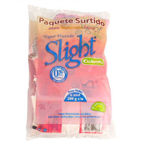 YOGURT COLANTA 6U 1140ML SLIGHT SURTIDO