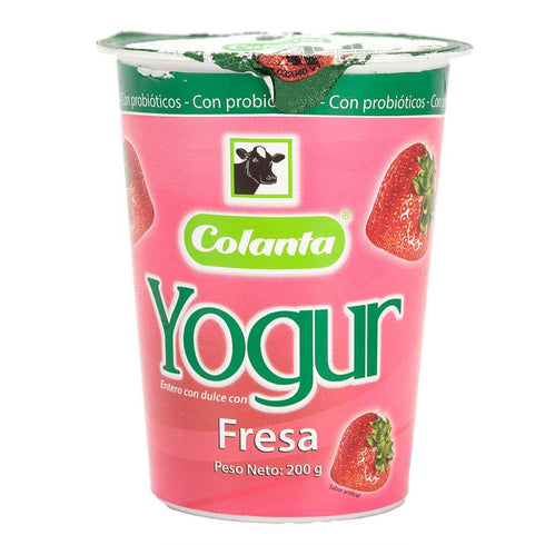 YOGURT COLANTA 200ML VASO FRESA