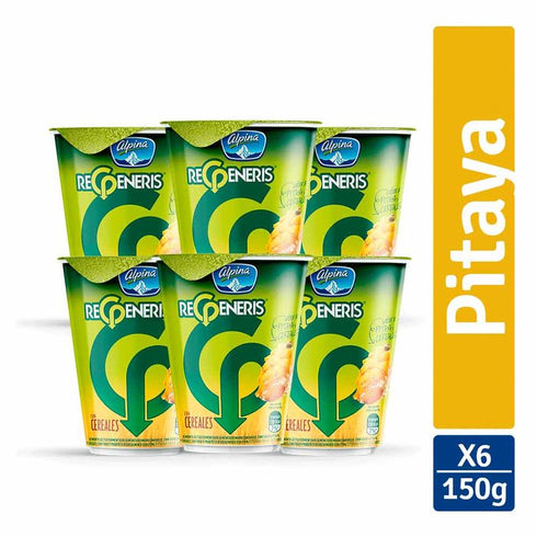 YOGURT ALPINA 6U 900G REGENERIS CEREALES
