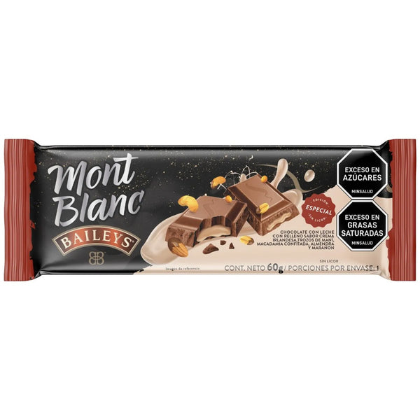 CHOCOLATINA MONTBLANC 60G BAILEYS NUECES