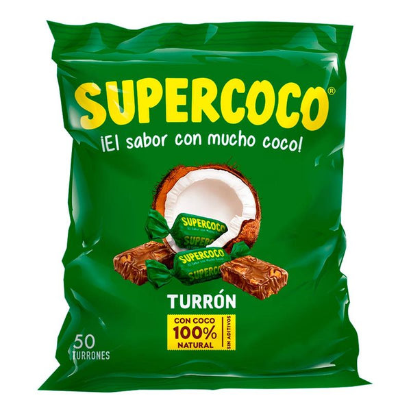 TURRON SUPERCOCO50U 250G BOLSA