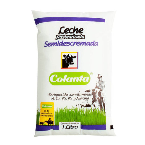 LECHE COLANTA 1000ML SEMIDESCREMADA