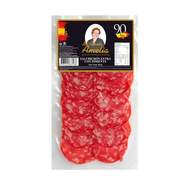 SALCHICHON LA ABUELA 60G EXTRA PIMIENTA