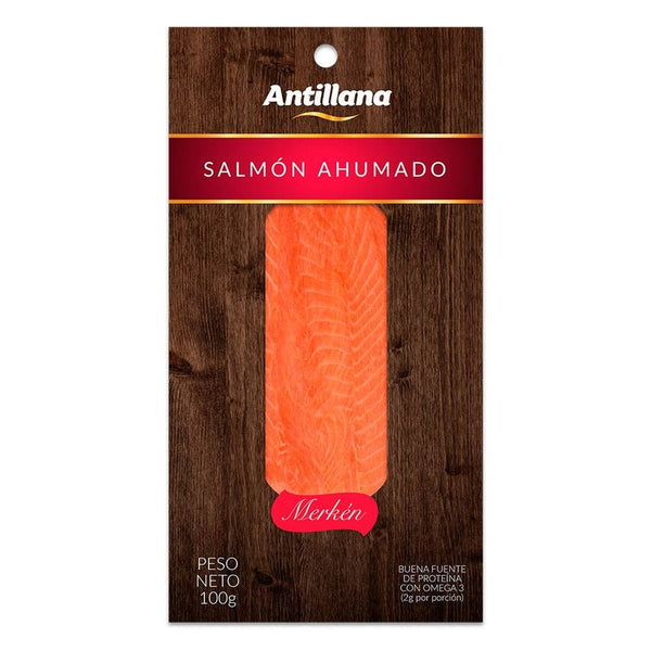 SALMON AHUMADO ANTILLANA 100G MERKEN