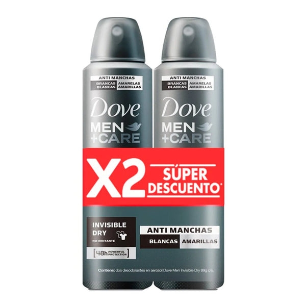 DESOD DOVE 2U 300ML MEN/CLE/COMF