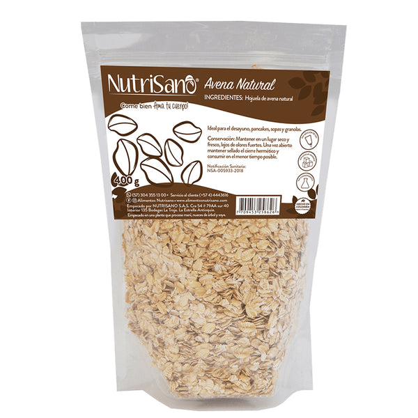 AVENA NATURAL NUTRISANO 400G