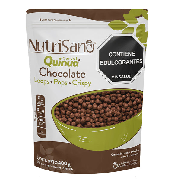 CEREAL QUINUA NUTRISANO 400G POP CHOCO