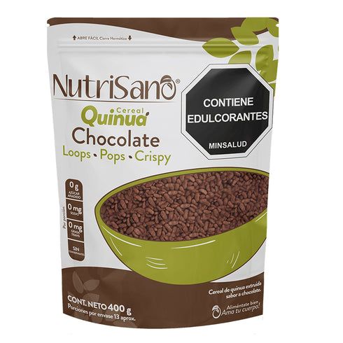 CEREAL NUTRISANO 400G QUINUA CRISPY CHOC
