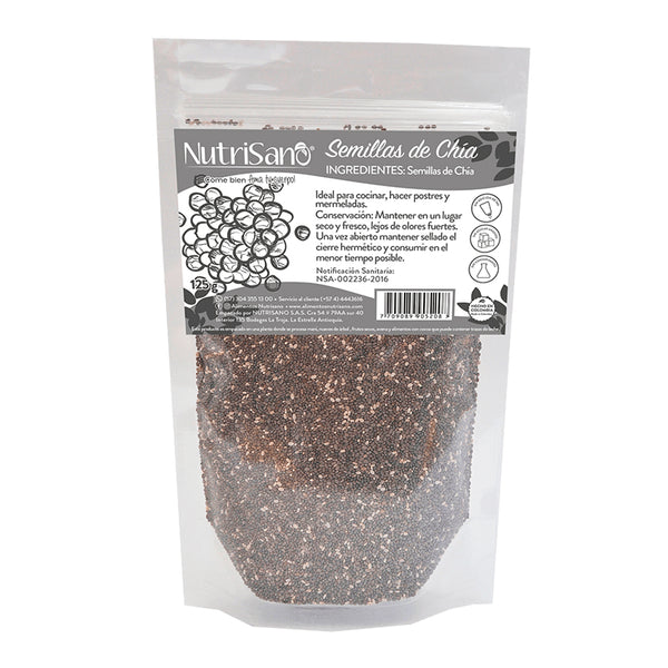 SEMILLA DE CHIA NUTRISANO 125G
