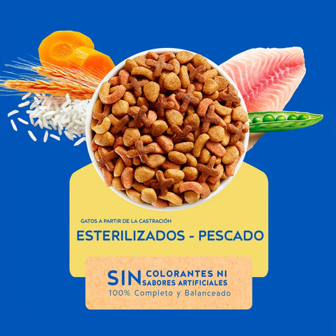 CUIDO CAT CHOW 1500G ESTERILIZADO PESCAD