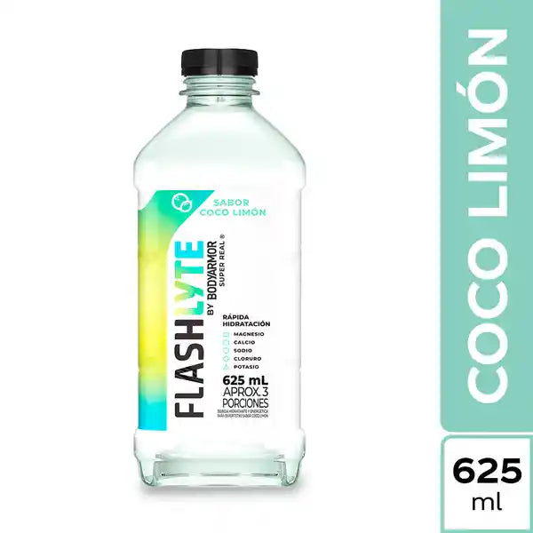 BEBIDA HIDRAT FLASHLYTE 625ML COCO LIMON
