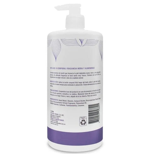 LOCION CORP VITÚ 1000ML MORA Y ALMENDRAS CREMA HUMECTANTE
