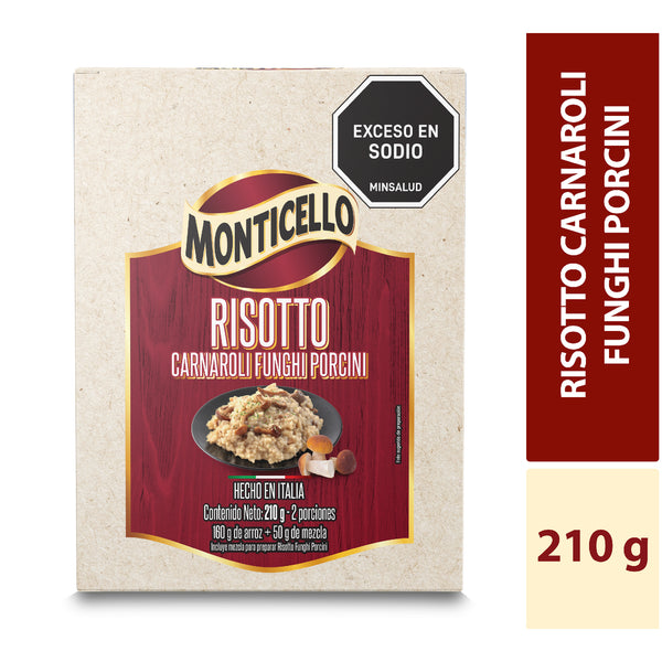RISOTTO MONTICELLO 210G FUNGHI