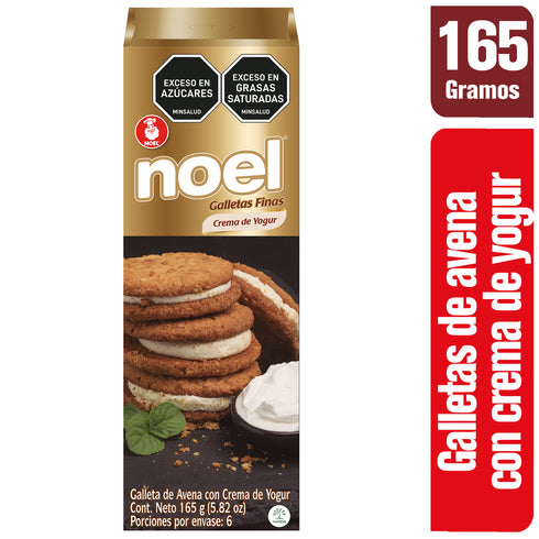 GALLETA NOEL 6U 165G CREMA DE YOGURT