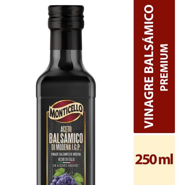 VINAGRE BALSAMICO 250ML MONTICELLO